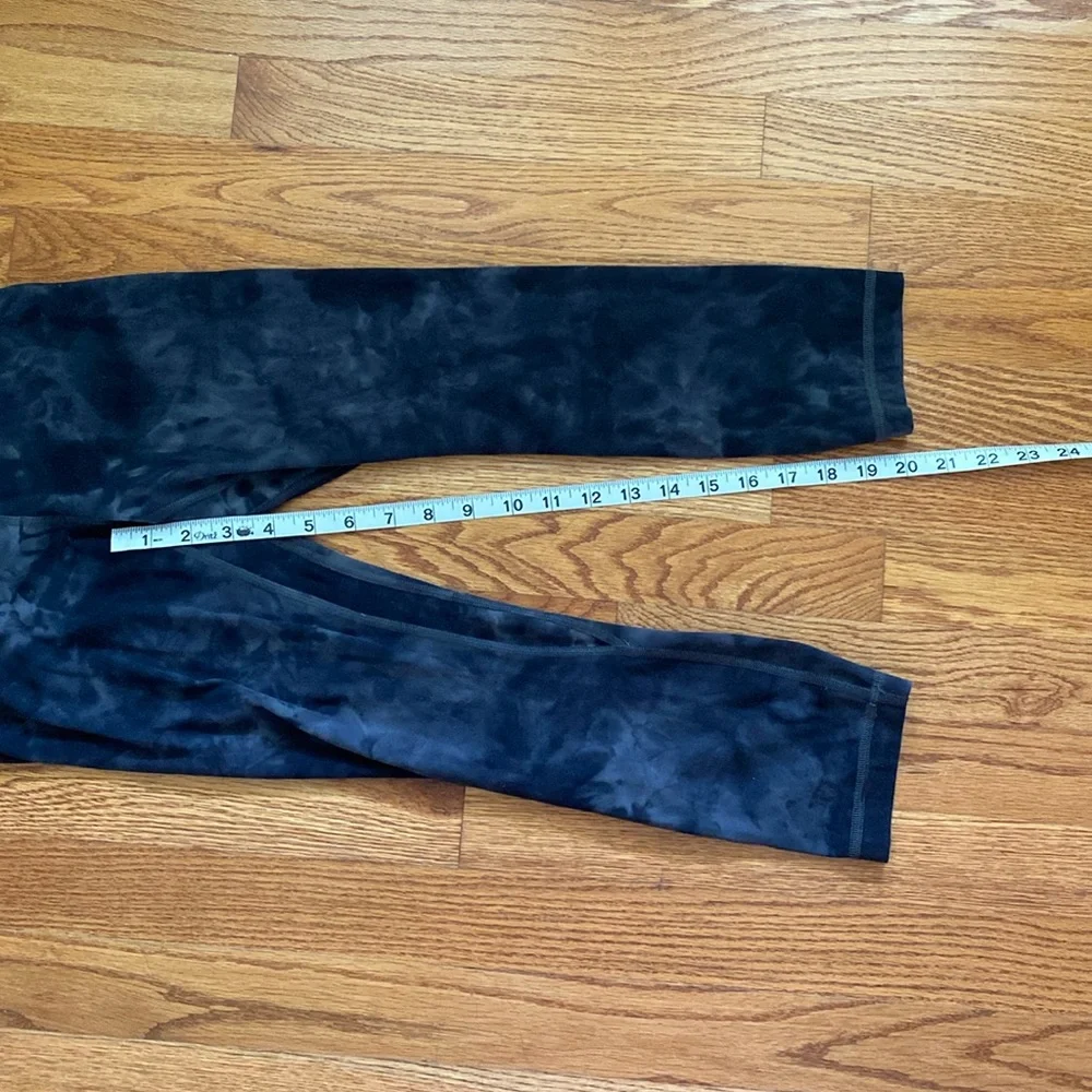 Lululemon Align Crop 21" *Diamond Dye Diamond Dye Asphalt Grey True Navy Size 2 - Picture 7 of 14